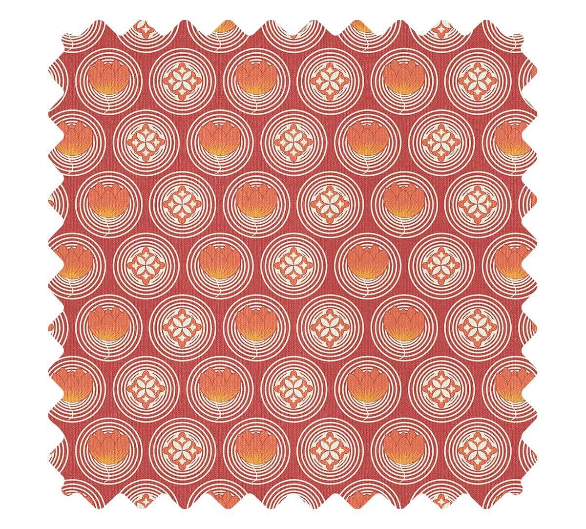 India Circus by Krsnaa Mehta Scarlet Sphere Fabric