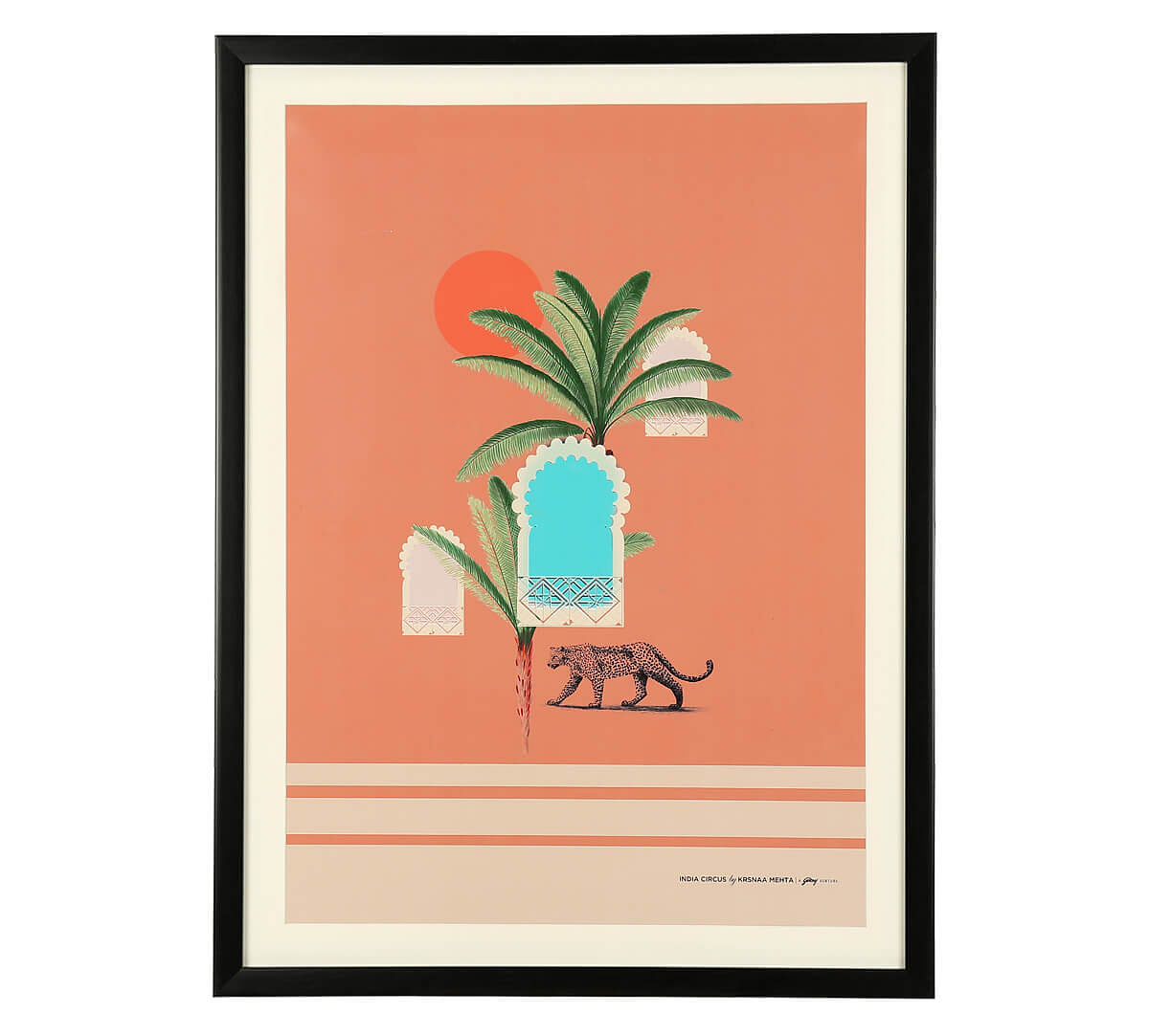 India Circus by Krsnaa Mehta Scenic Landscapes Framed Wall Art