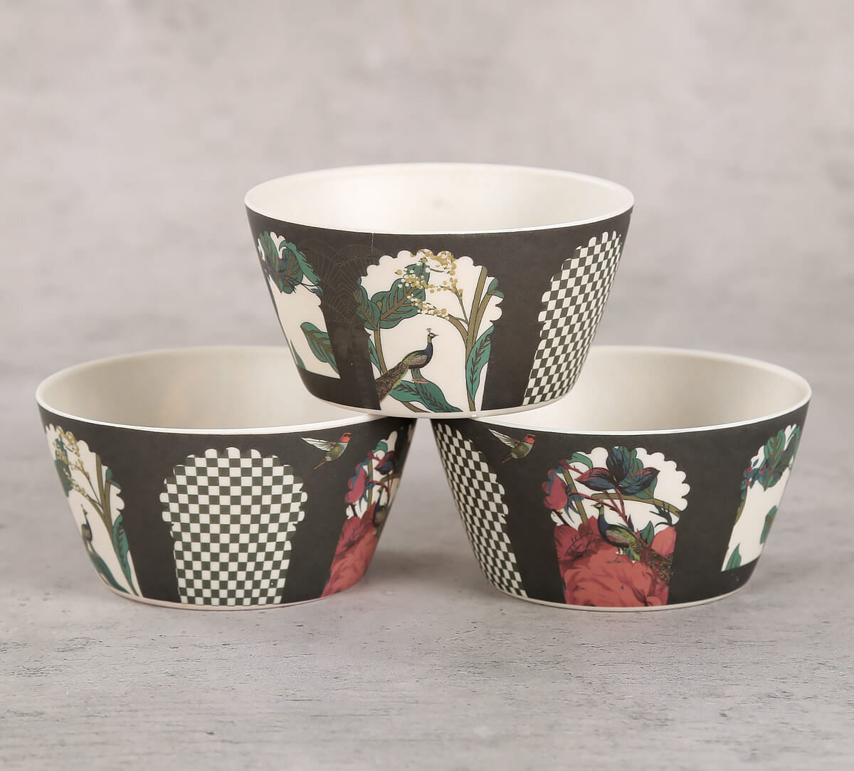 India Circus by Krsnaa Mehta Signature Windows Bowls and Tray Set