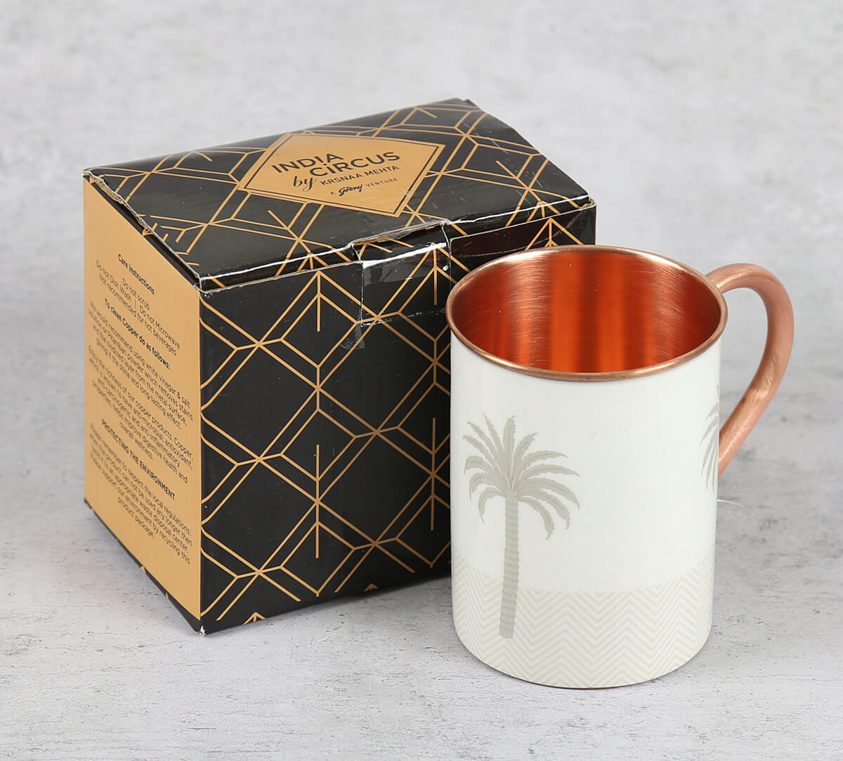 India Circus by Krsnaa Mehta Steamy Sultry Copper Mug