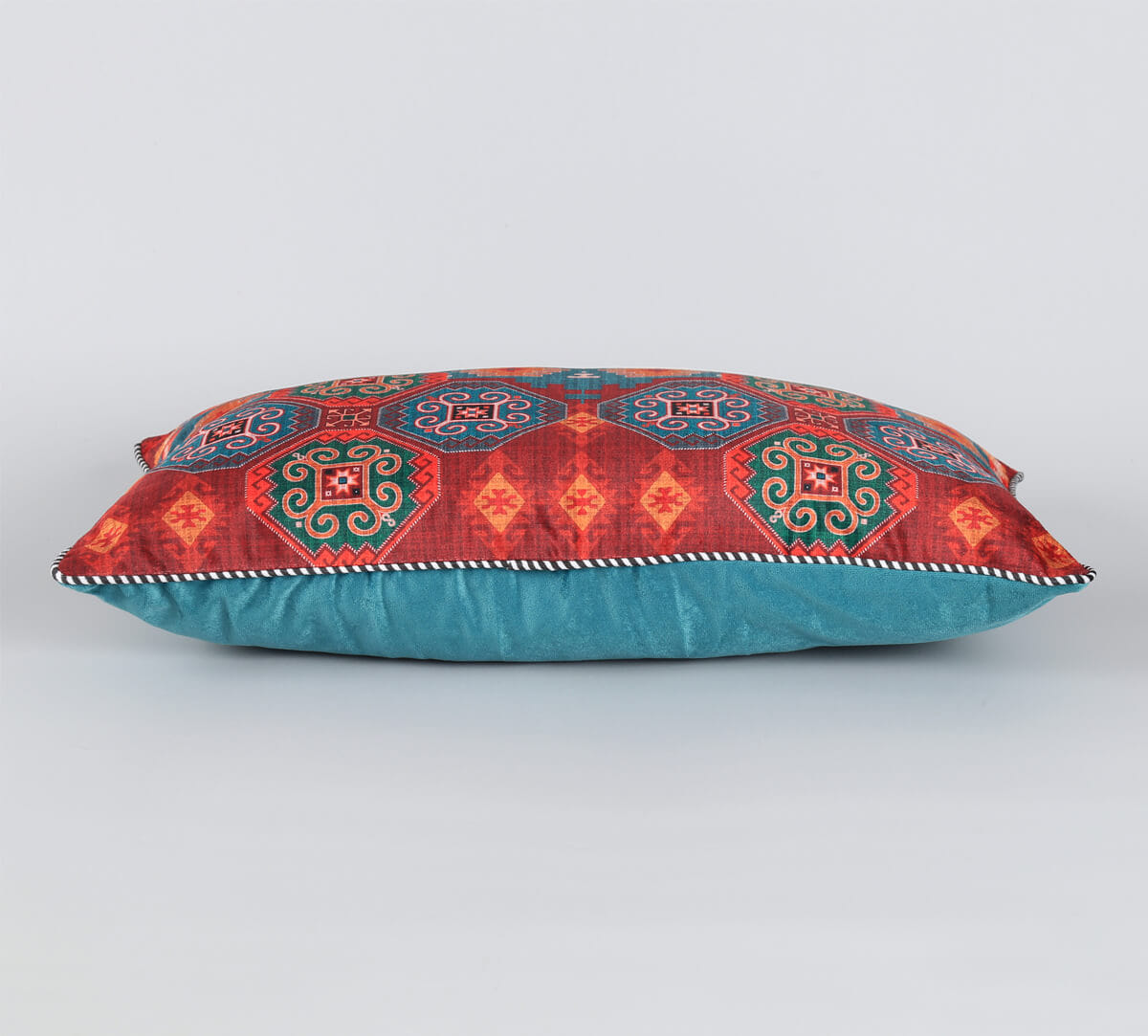 The frozen fountain Micro Velvet Cushion Cover