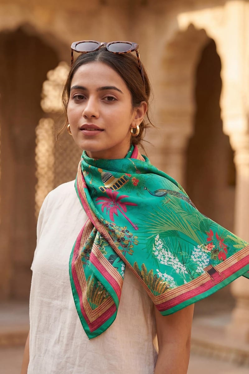 The Peacock Throne Scarf