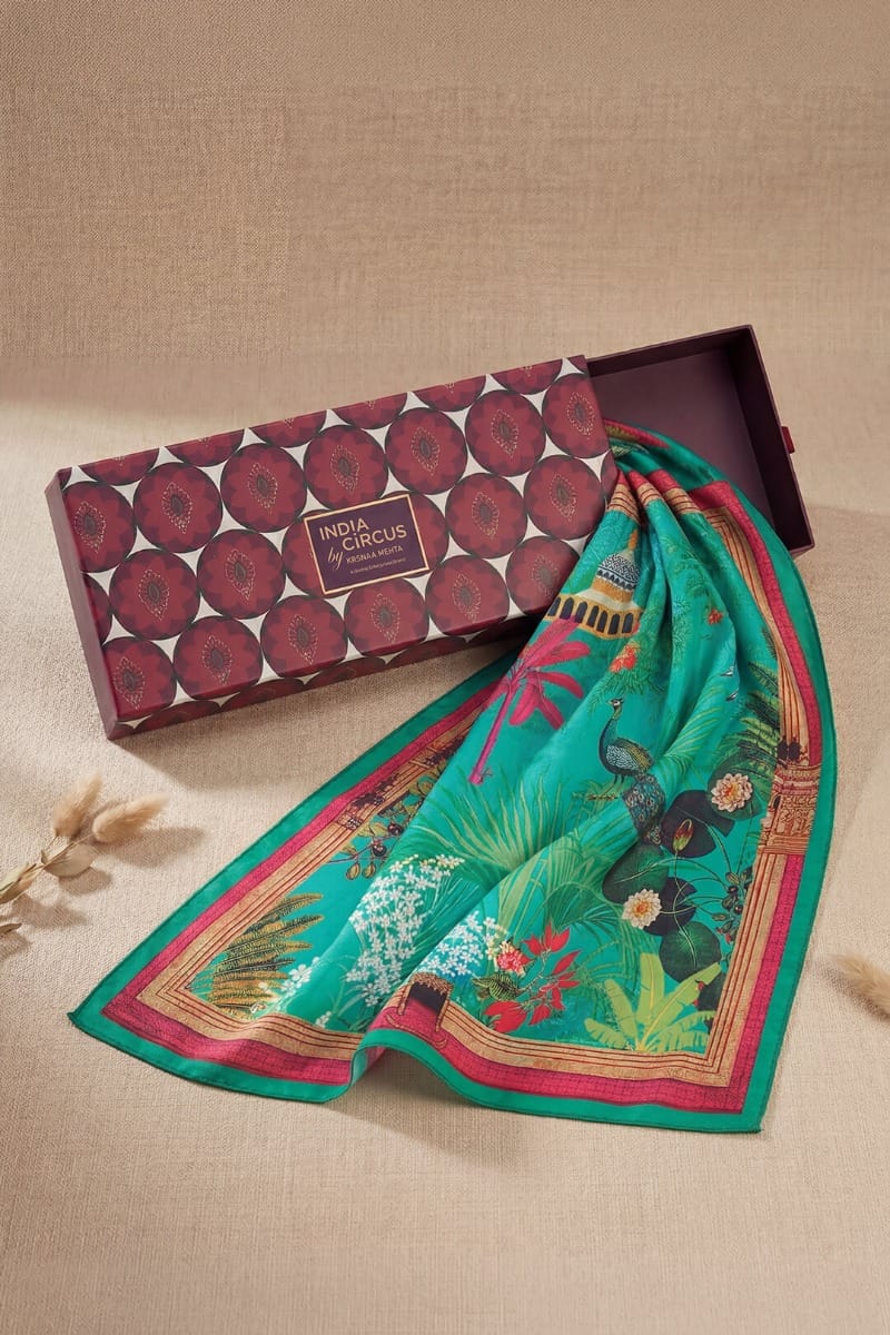 The Peacock Throne Scarf