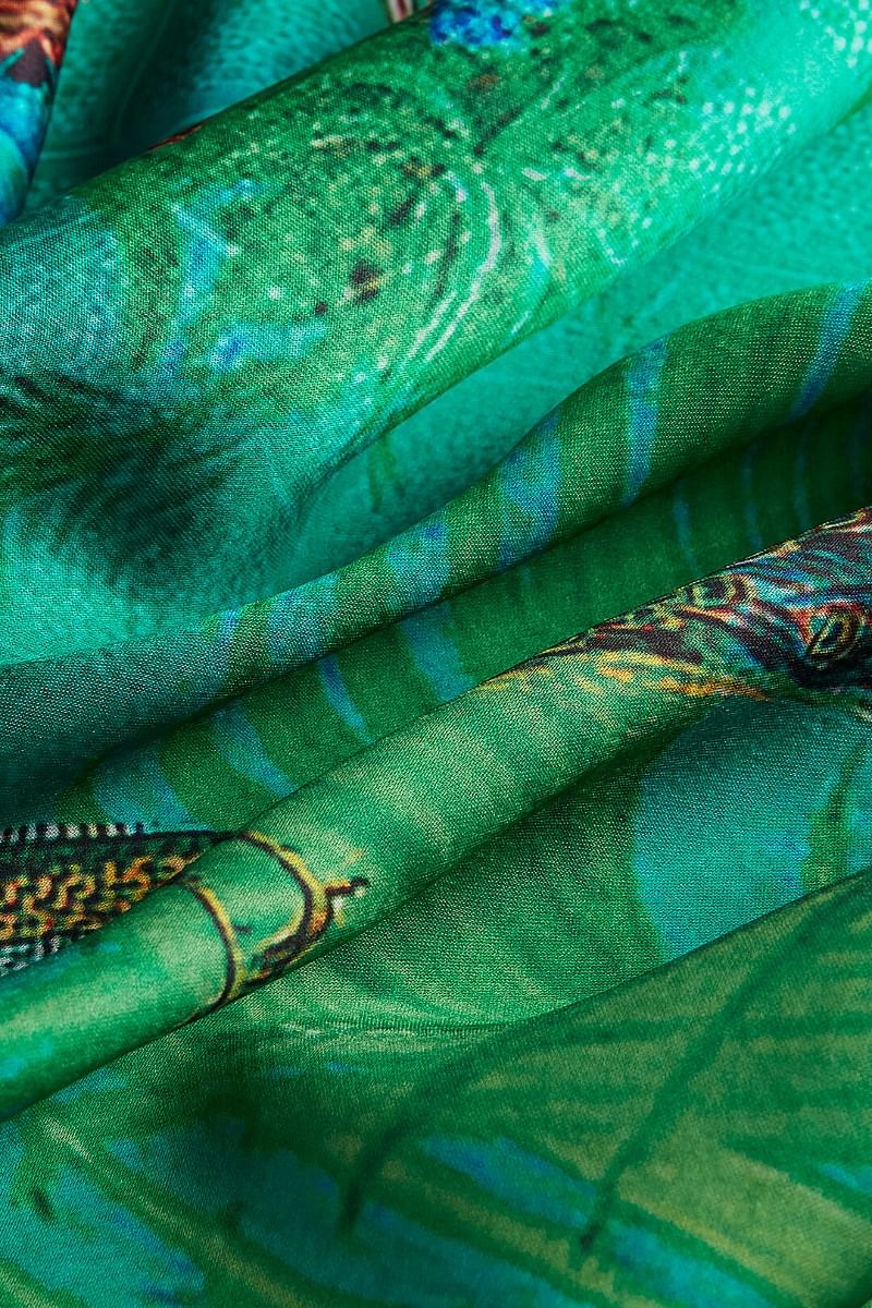 India Circus by Krsnaa Mehta The Peacock Throne Scarf