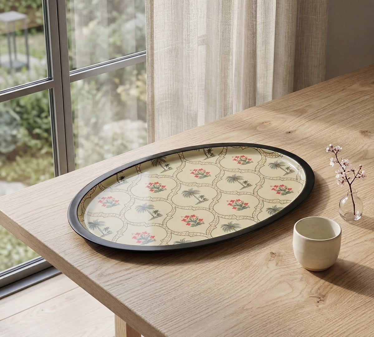 Tropic Tryst Oval Tray