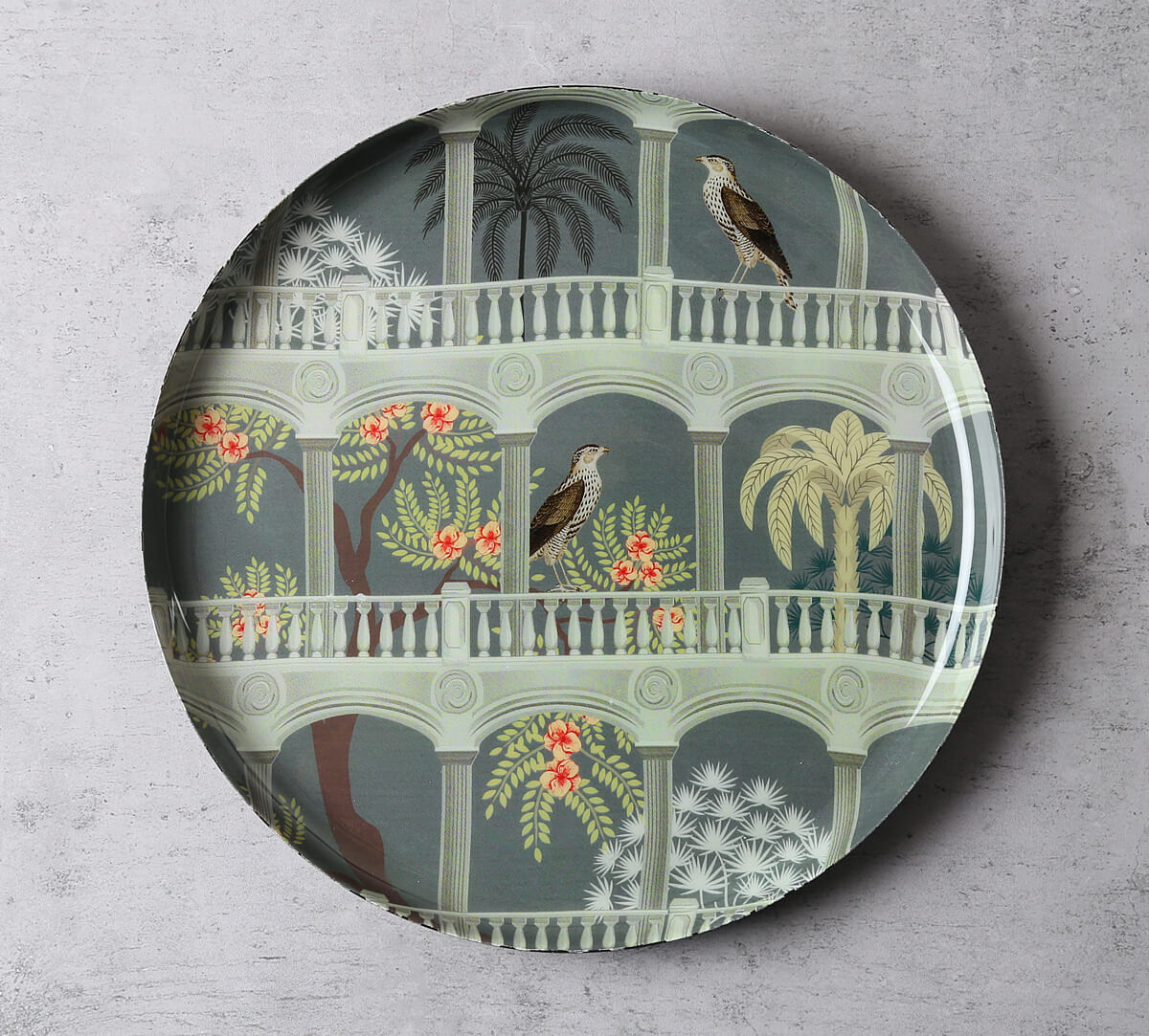 India Circus by Krsnaa Mehta Tropical Aves Wall Decor Plates Set of 5