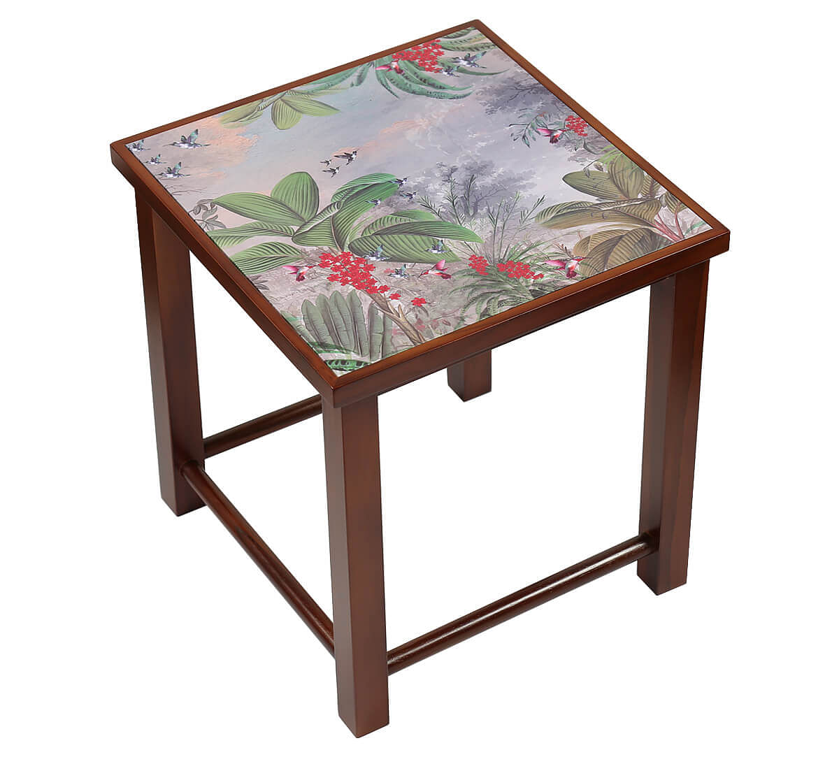 India Circus by Krsnaa Mehta Tropical View Nesting Table