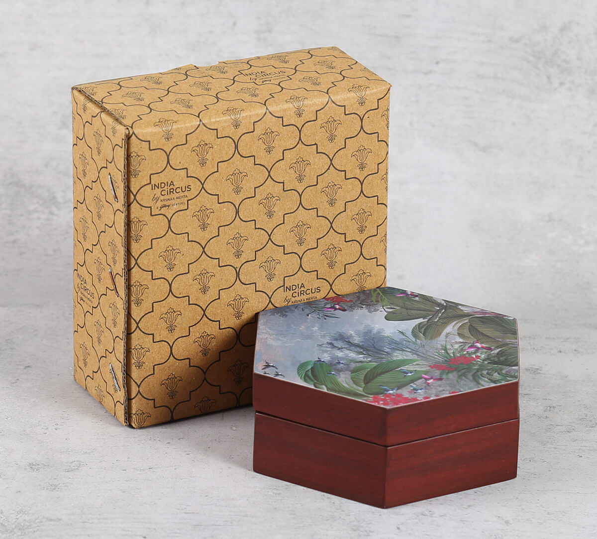 India Circus by Krsnaa Mehta Tropical View Storage Box