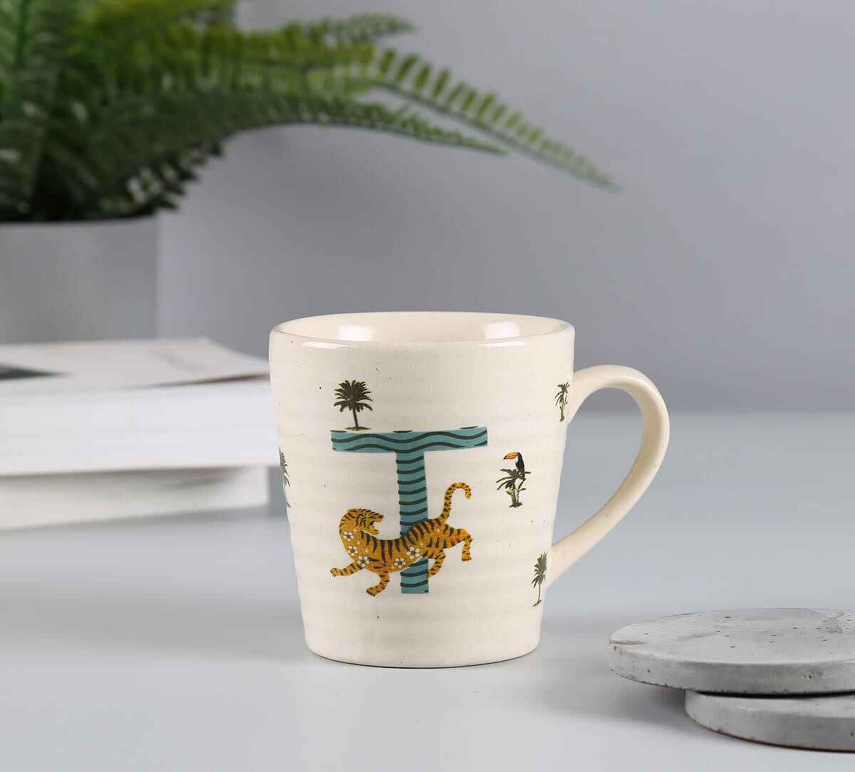 India Circus by Krsnaa Mehta Tundra Tiger Coffee Mug