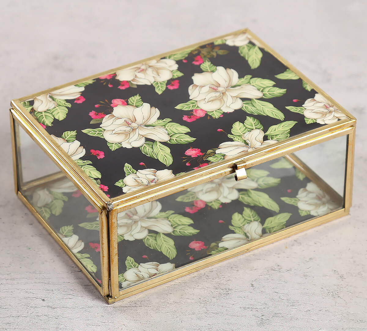 India Circus by Krsnaa Mehta White Rose Allure Storage Box