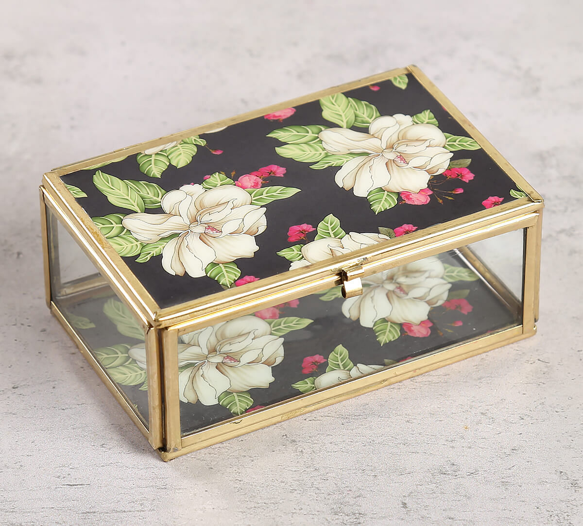 India Circus by Krsnaa Mehta White Rose Allure Storage Box