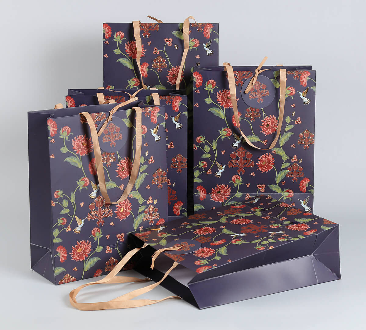 India Circus by Krsnaa Mehta Zinnian Jazz Big Gift Bag Set of 5