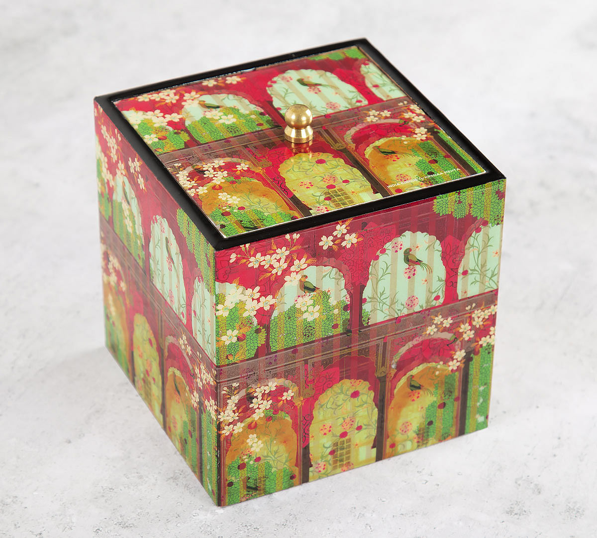 India Circus Capacious Corridor Square Storage Box
