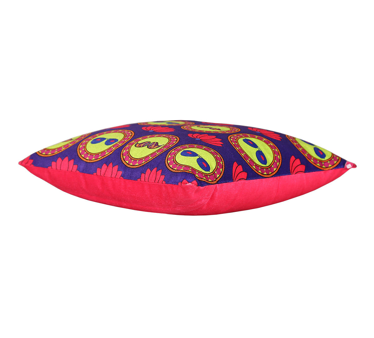 India Circus C'est La Vie Blend Velvet 16 x 16 Cushion Cover