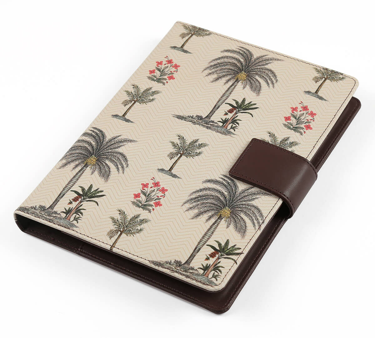 India Circus Chevron Palms Notebook Planner