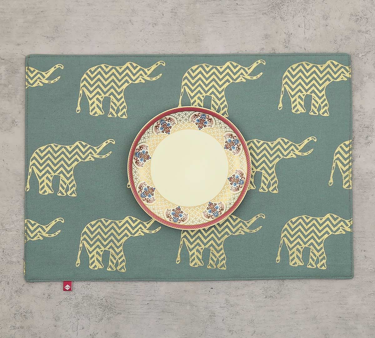 India Circus Chevron Tusker Table Mat