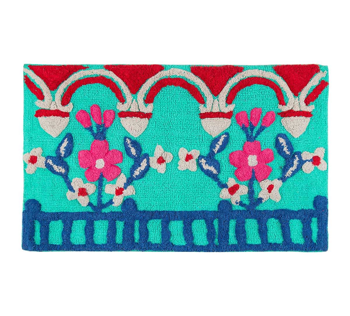 India Circus Chirping Birds Bathmat