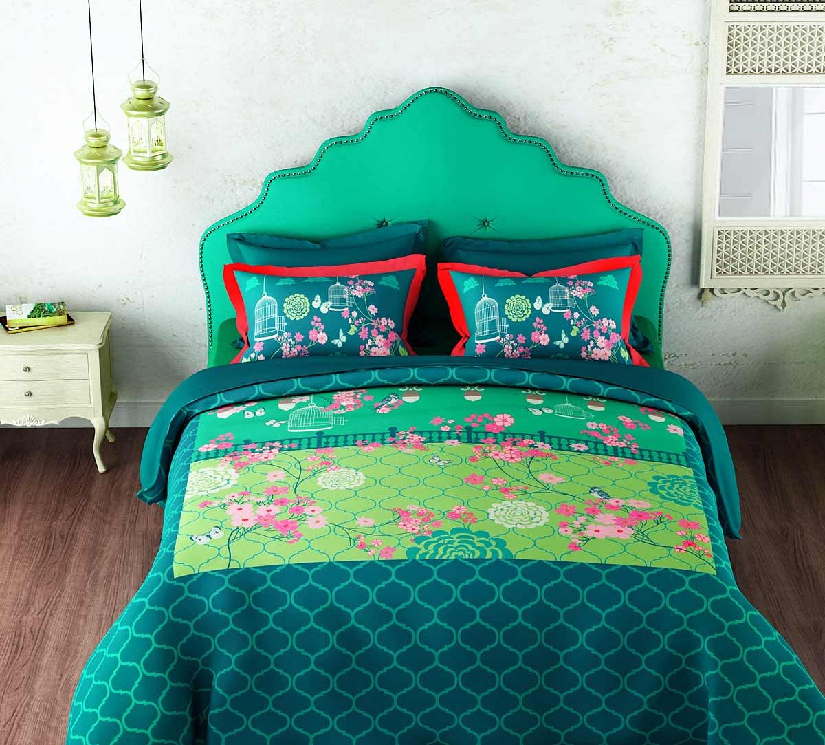 India Circus Chirping Birds Realm Bed sheet Set