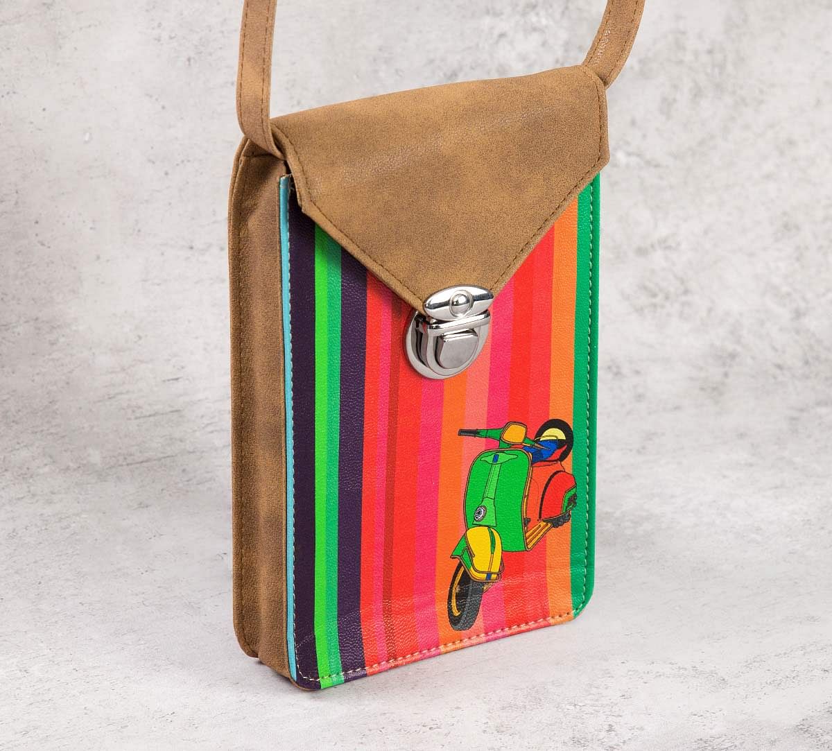 India Circus Colour Pop Scooter Mobile Sling Bag