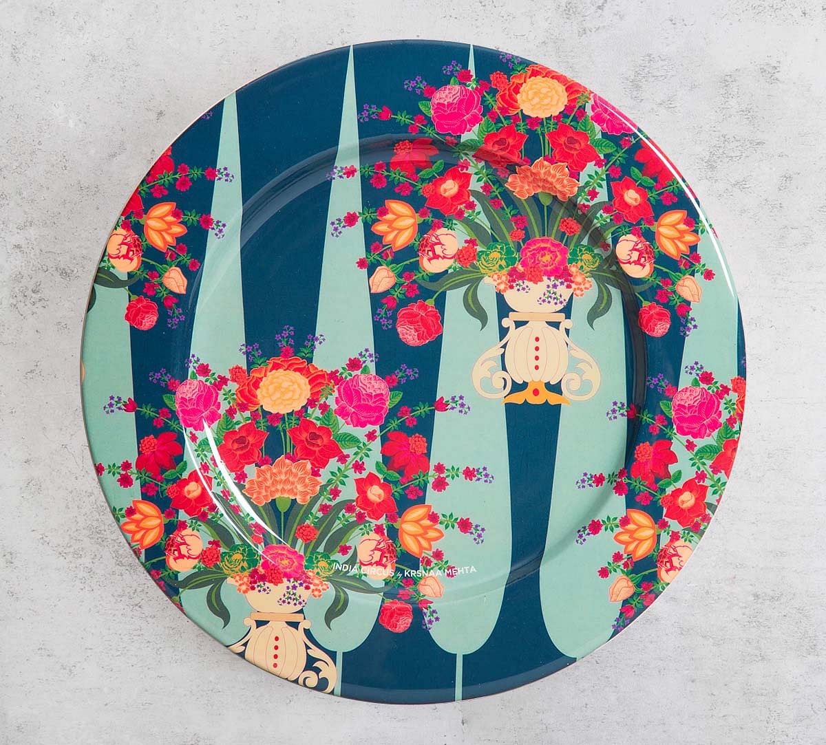 India Circus Conifer Affair Decor Plate