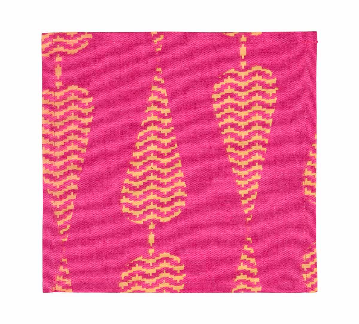 India Circus Conifer Spades Cocktail Napkins Set of 6