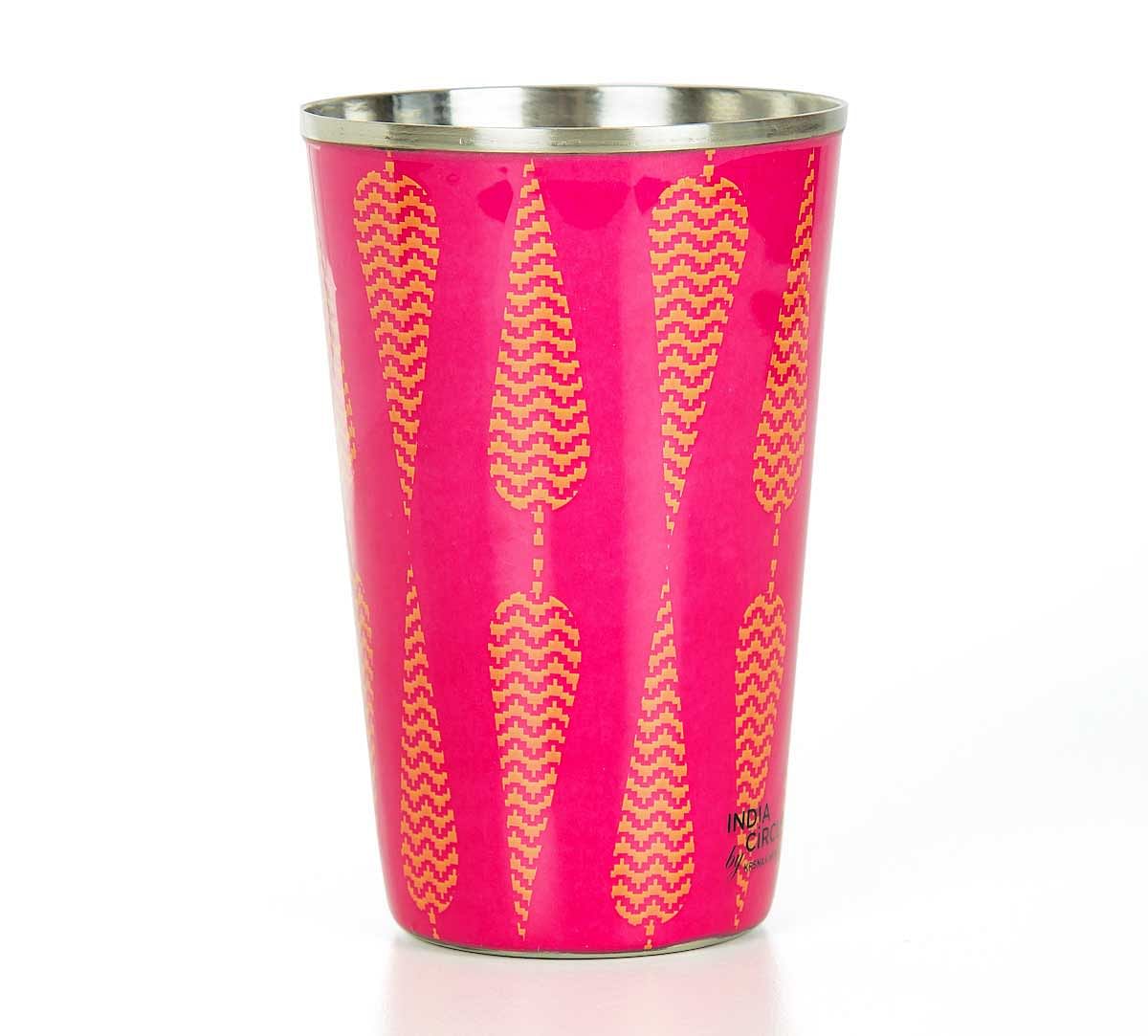 India Circus Conifer Spades Steel Tumbler Set of 2