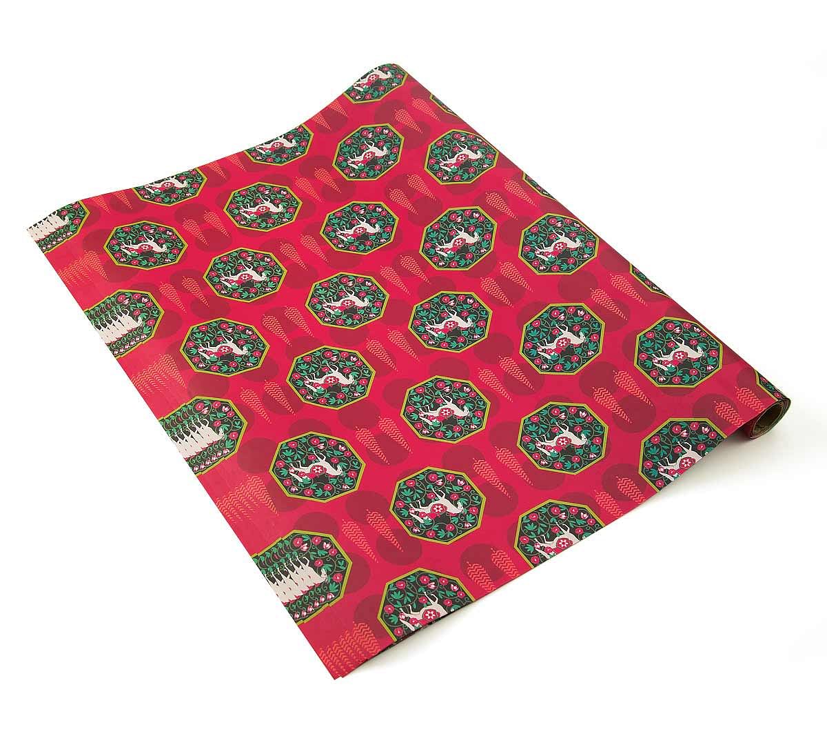 India Circus Conifer Stallion Reiteration Gift Wrapping Paper