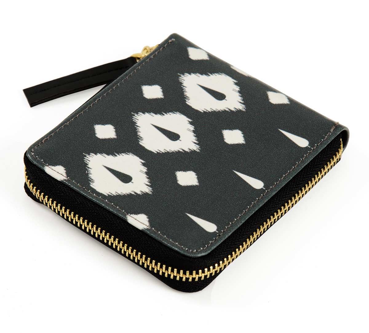 India Circus Conifer Symmetry Zipper Wallet