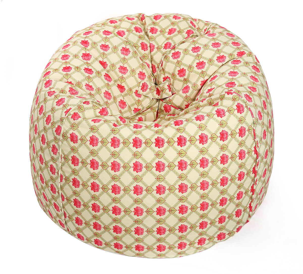 India Circus Conifered Lotus Symmetry Bean Bag Cover