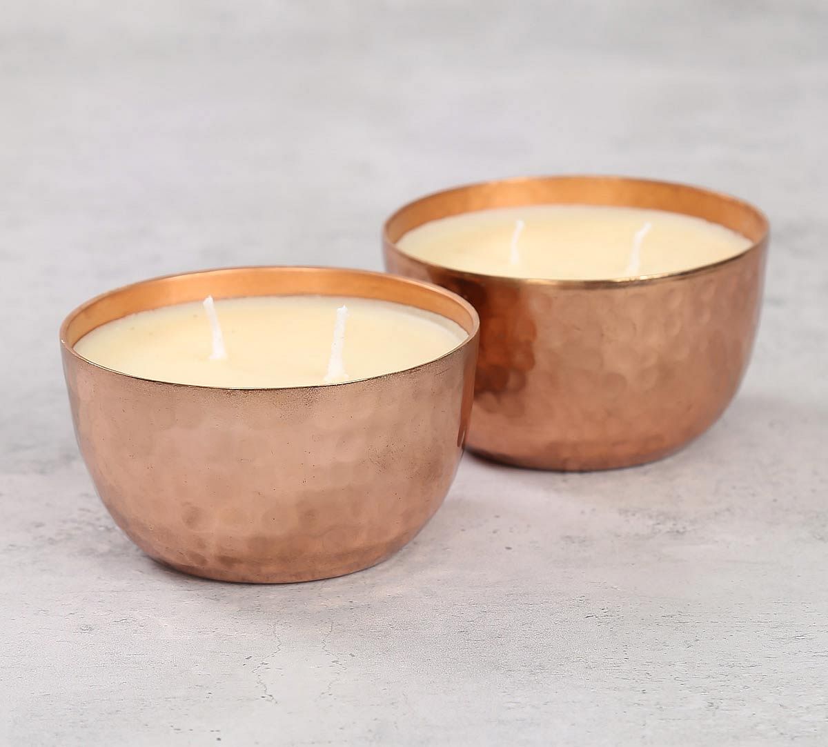 India Circus Copper Japanese Cherry Blossom Scented Bowl Candle