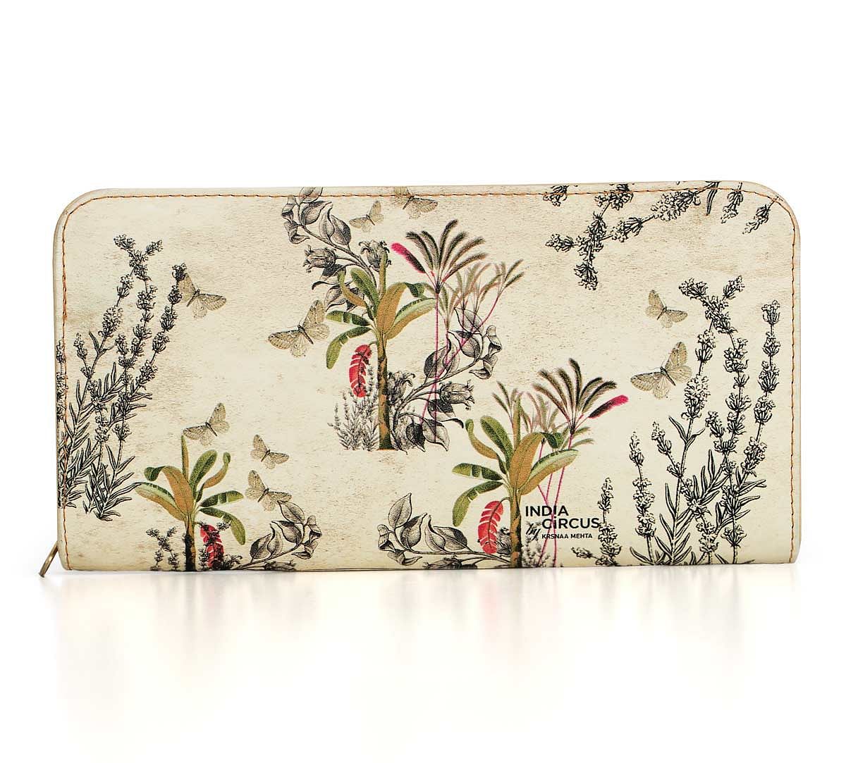 India Circus Desert Plants Ladies Zipper Wallet