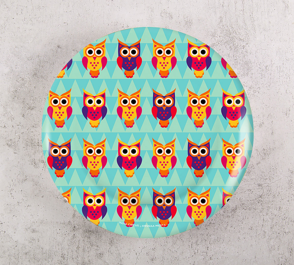 India Circus Disco Hedwig Decor Plate