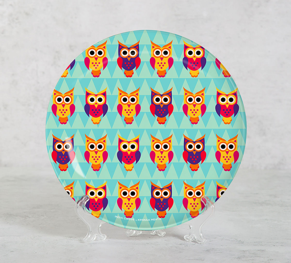 India Circus Disco Hedwig Decor Plate