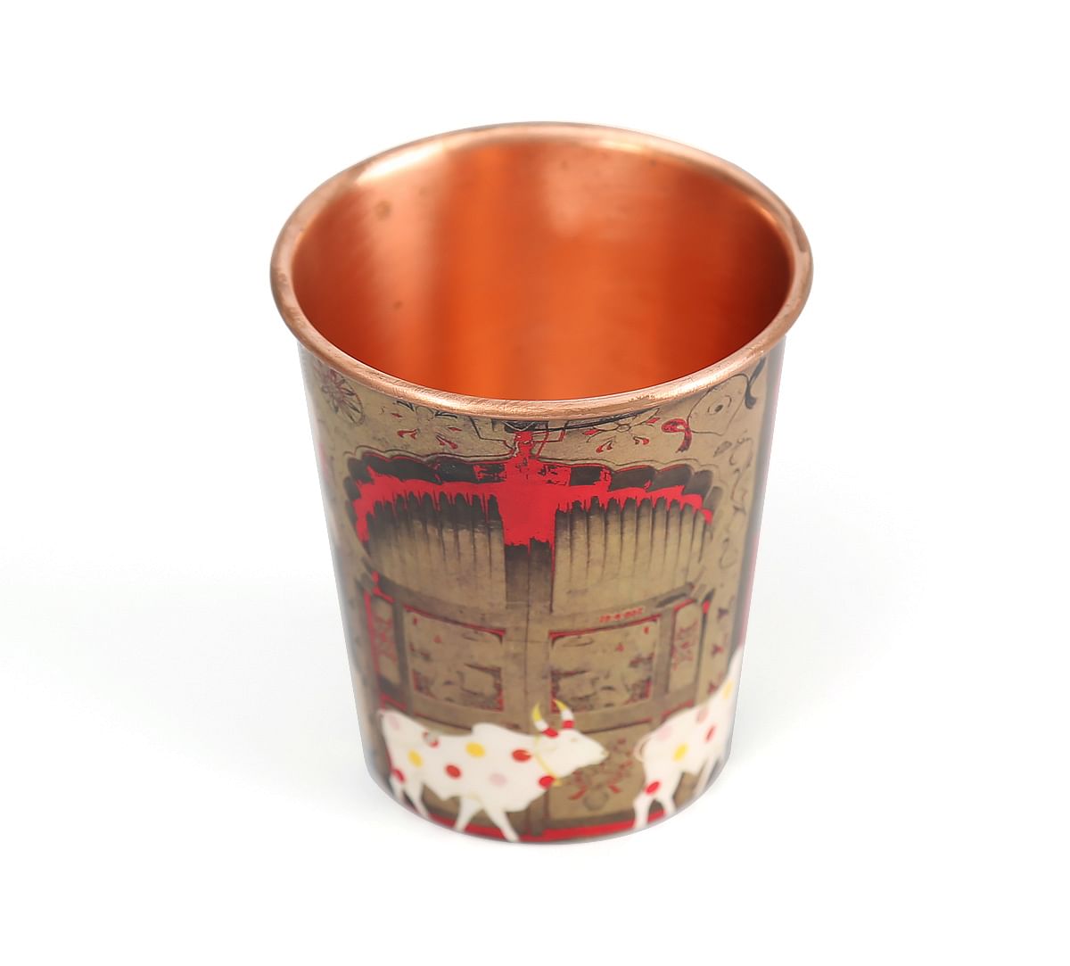 India Circus Doors of Mystical Wonder Small Copper Tumbler