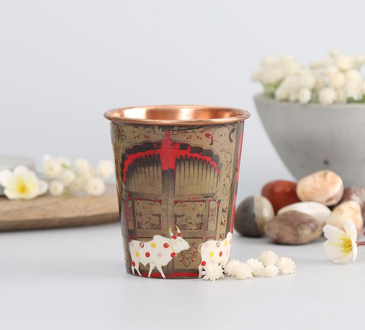 India Circus Doors of Mystical Wonder Small Copper Tumbler