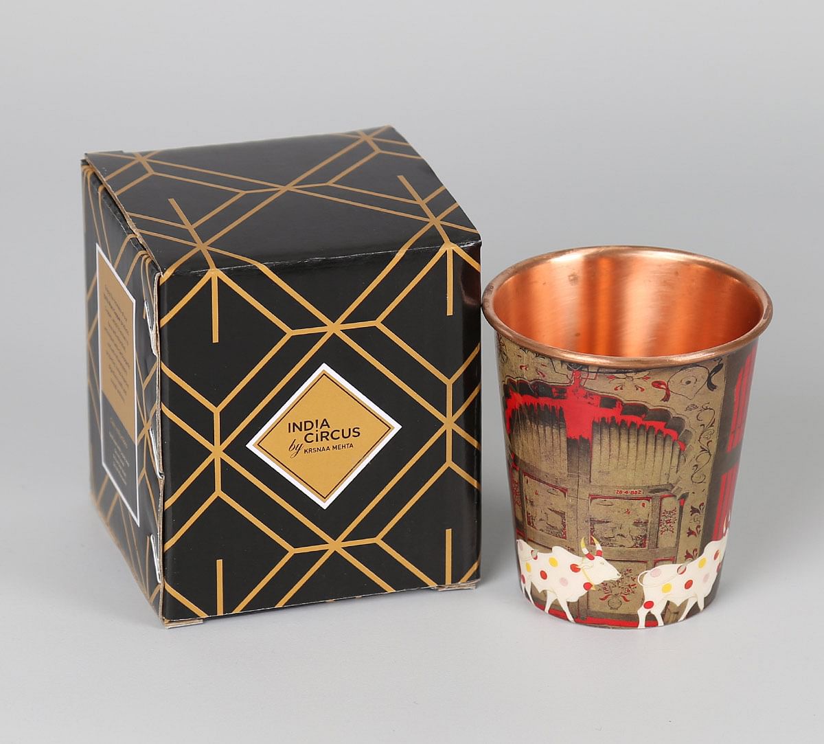 India Circus Doors of Mystical Wonder Small Copper Tumbler