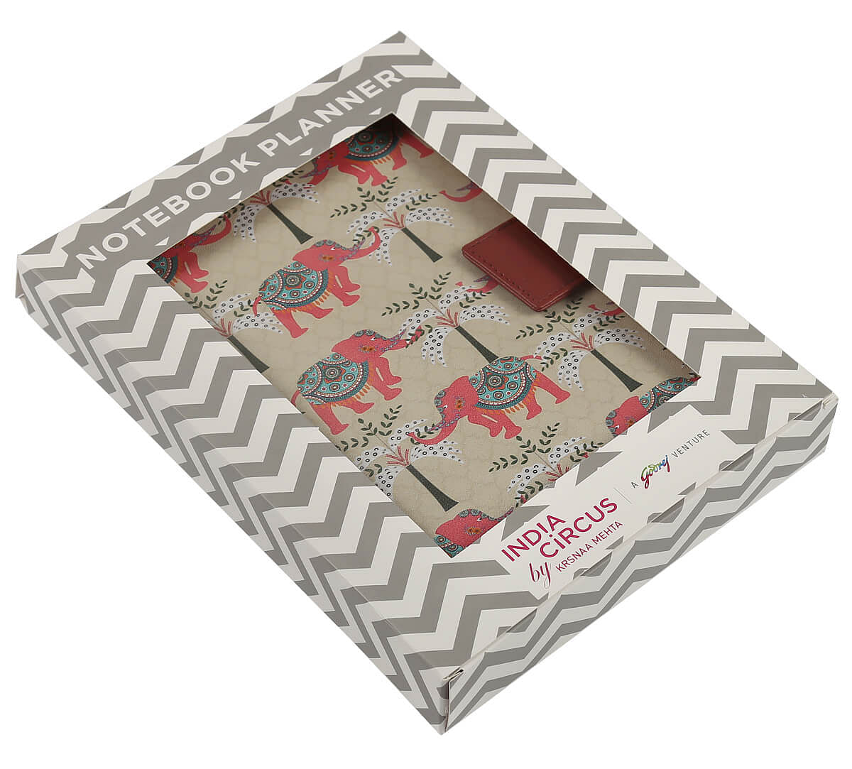 India Circus Elephanta Eclipse Notebook Planner