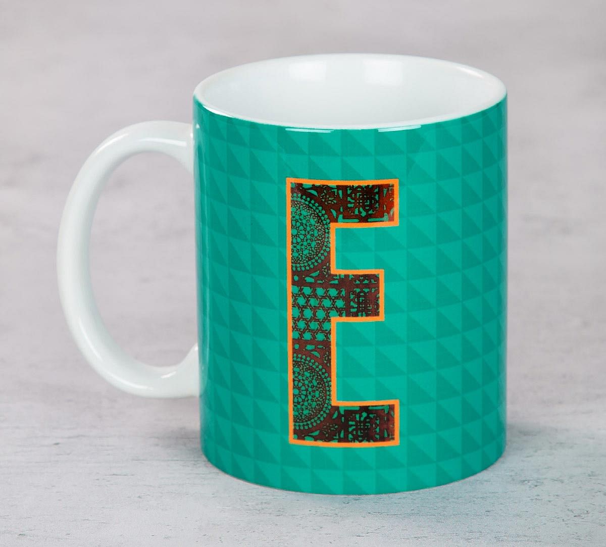 India Circus Exotic Alphabet E Mug