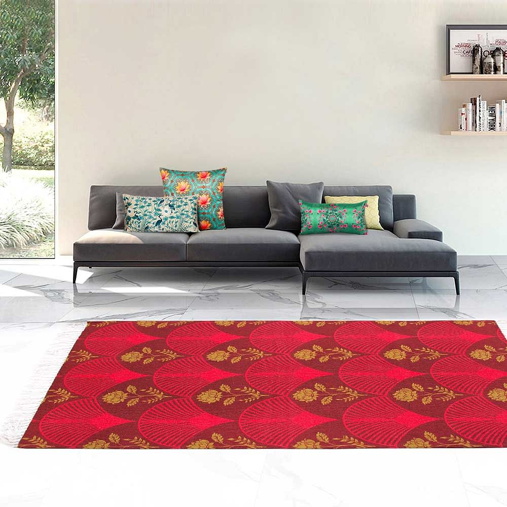 India Circus Fans of Blossom Rug