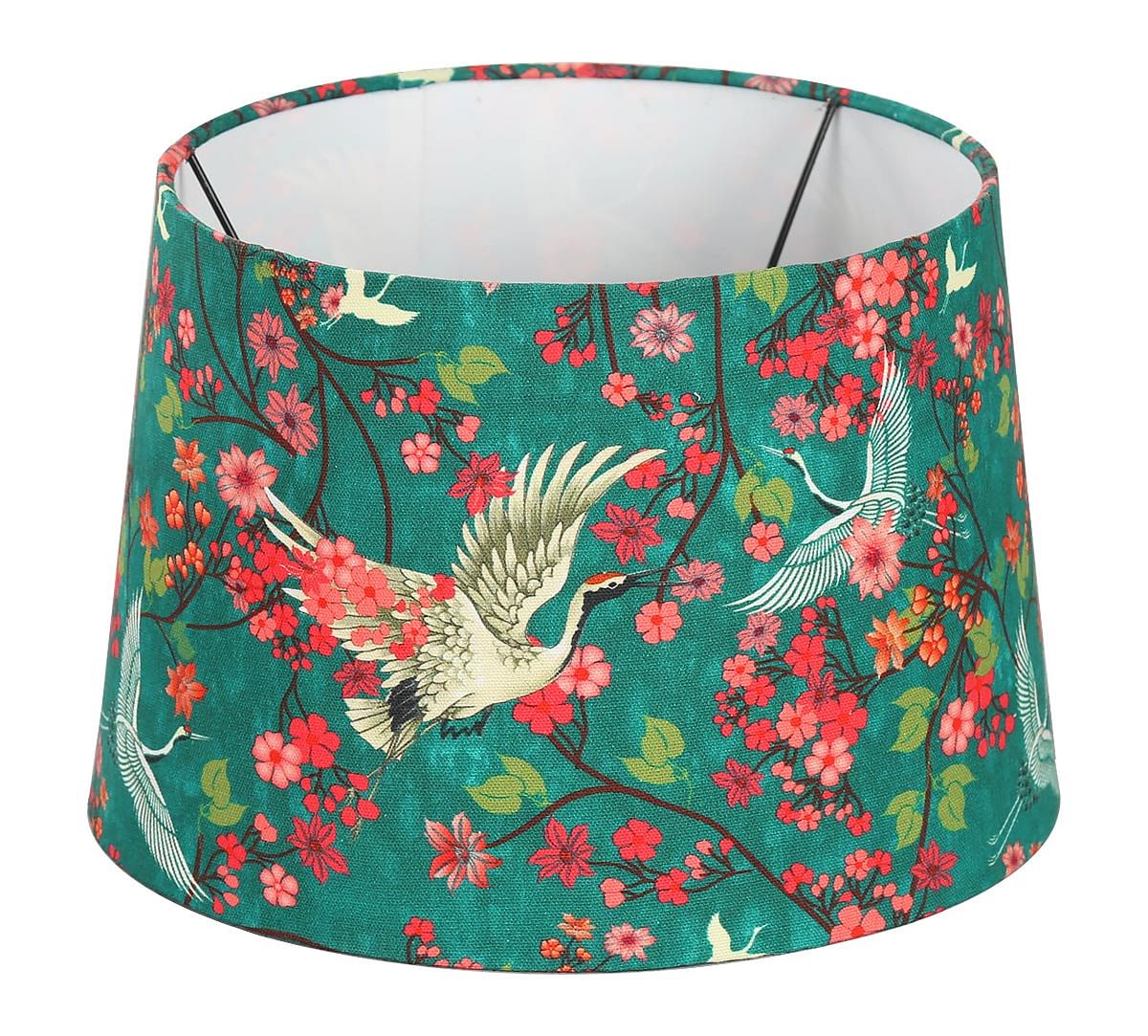 India Circus Flight of Cranes Conical Lamp Shade