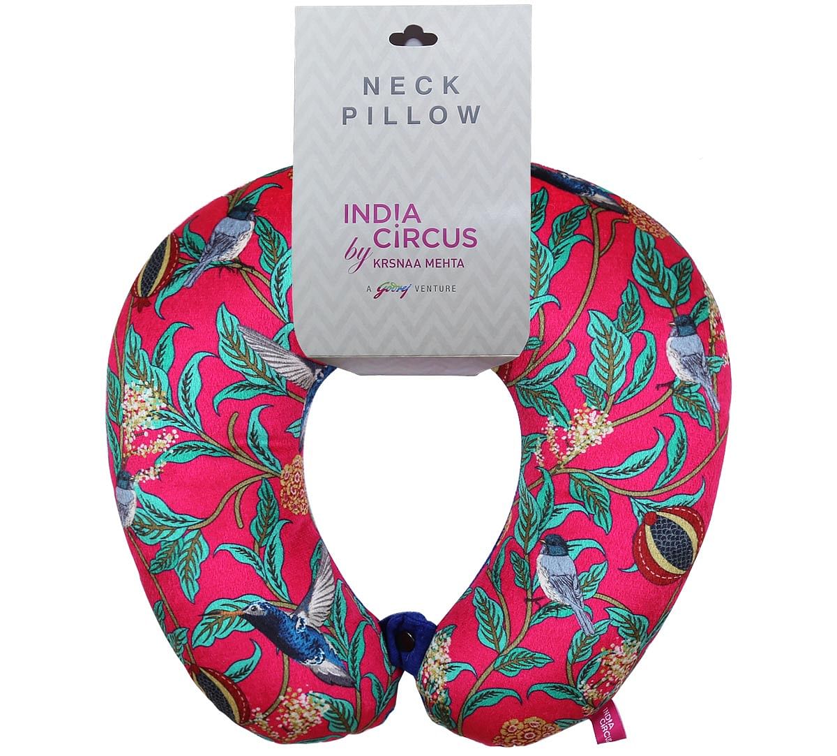 India Circus Flights of Vivers Neck Pillow