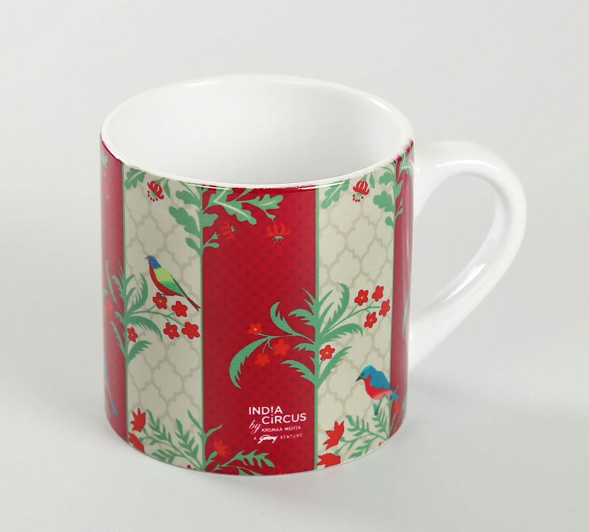 India Circus Floral Congregation Espresso Mug