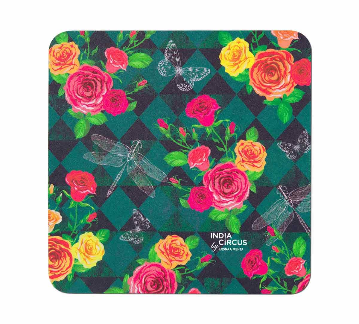 India Circus Floral Flutter Table Coaster