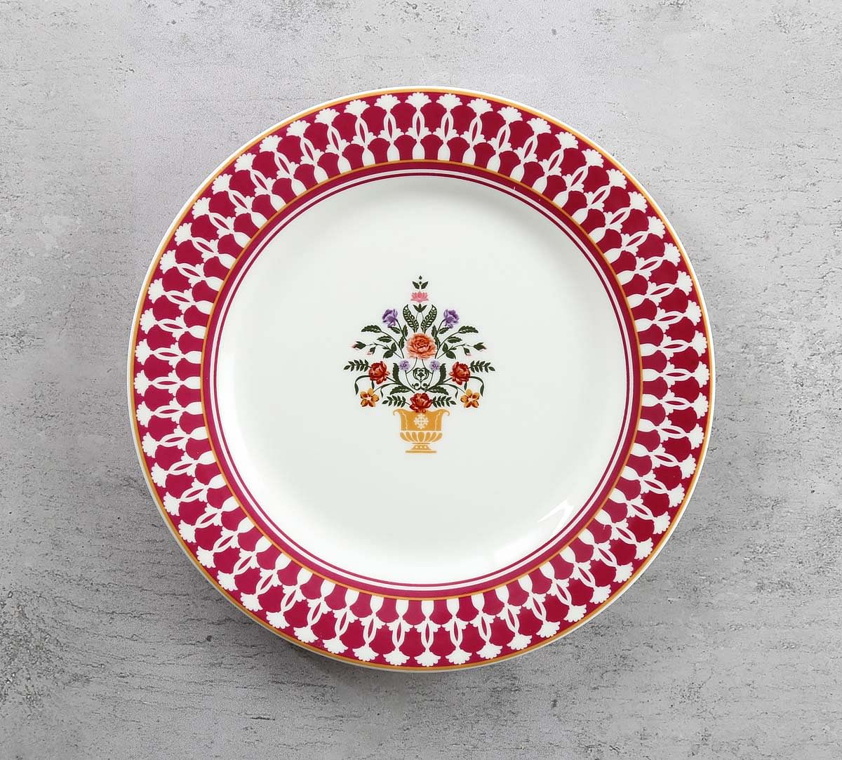 India Circus Floral Fountain Quarter Plate