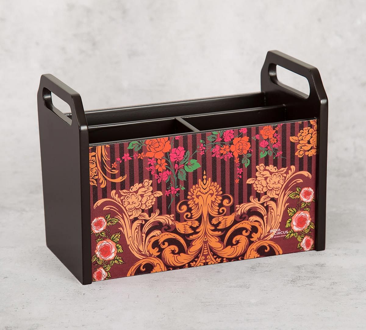 India Circus Floral Galore Desk Organizer