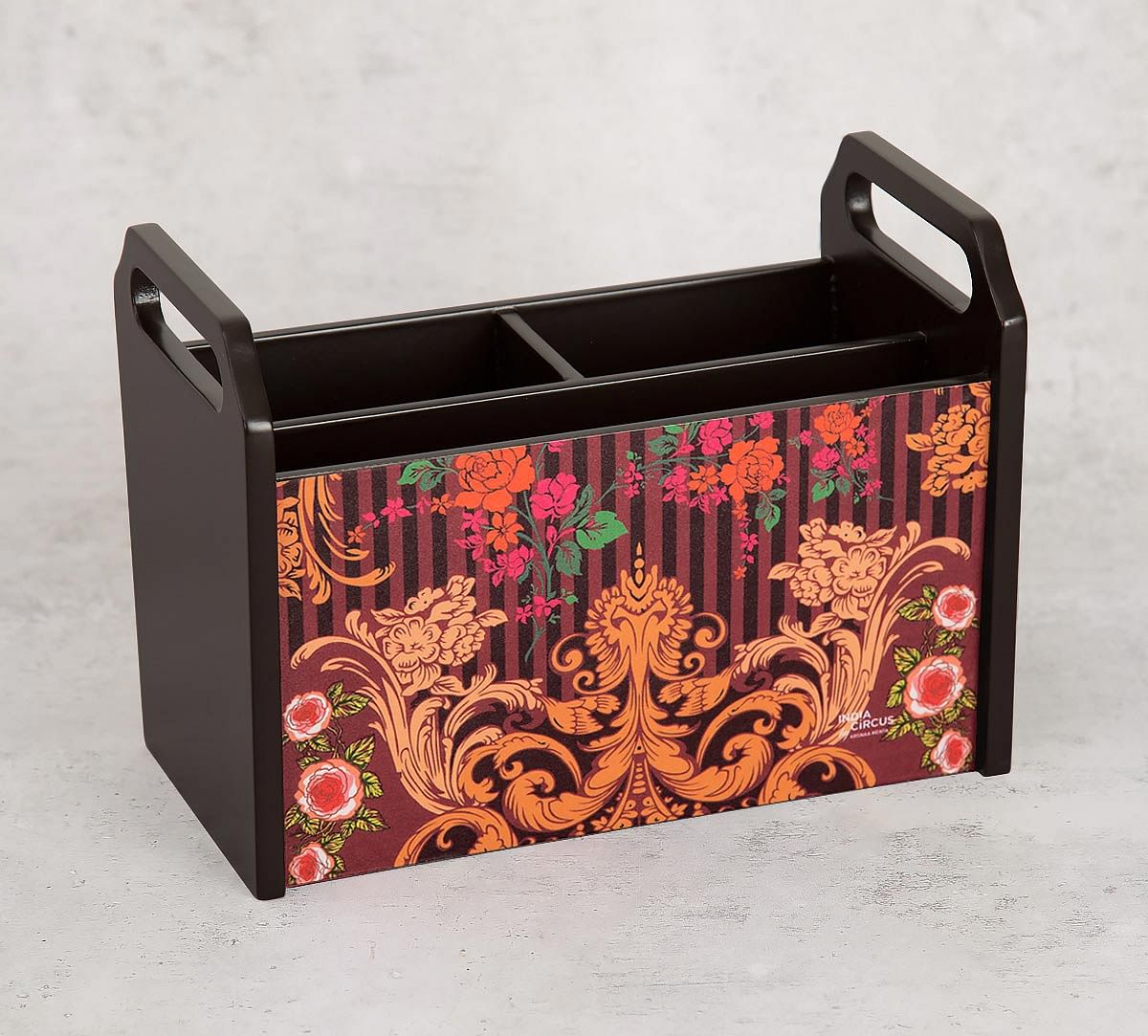 India Circus Floral Galore Desk Organizer