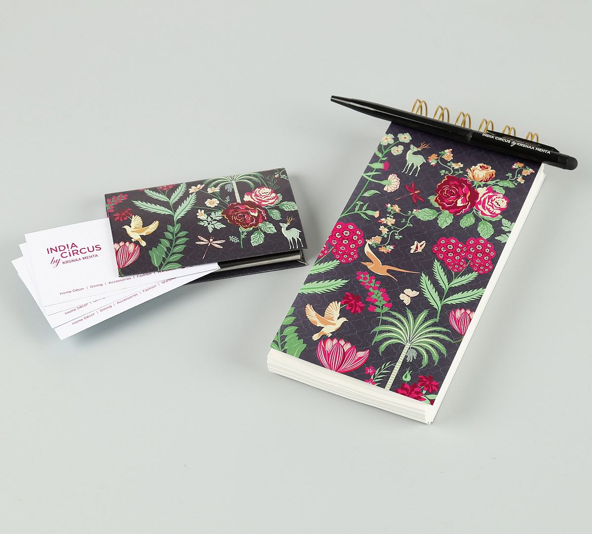 India Circus Floral Galore Stationery Combo Set