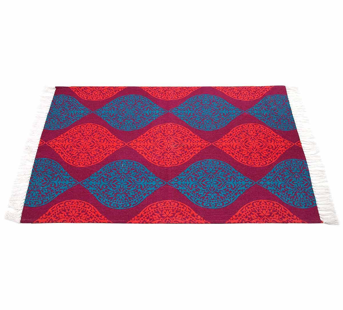 India Circus Floral Hourglas Rug