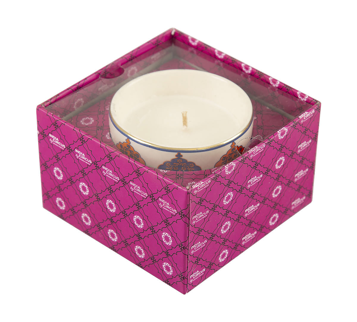 India Circus Floral Hypnosis Candle Votive