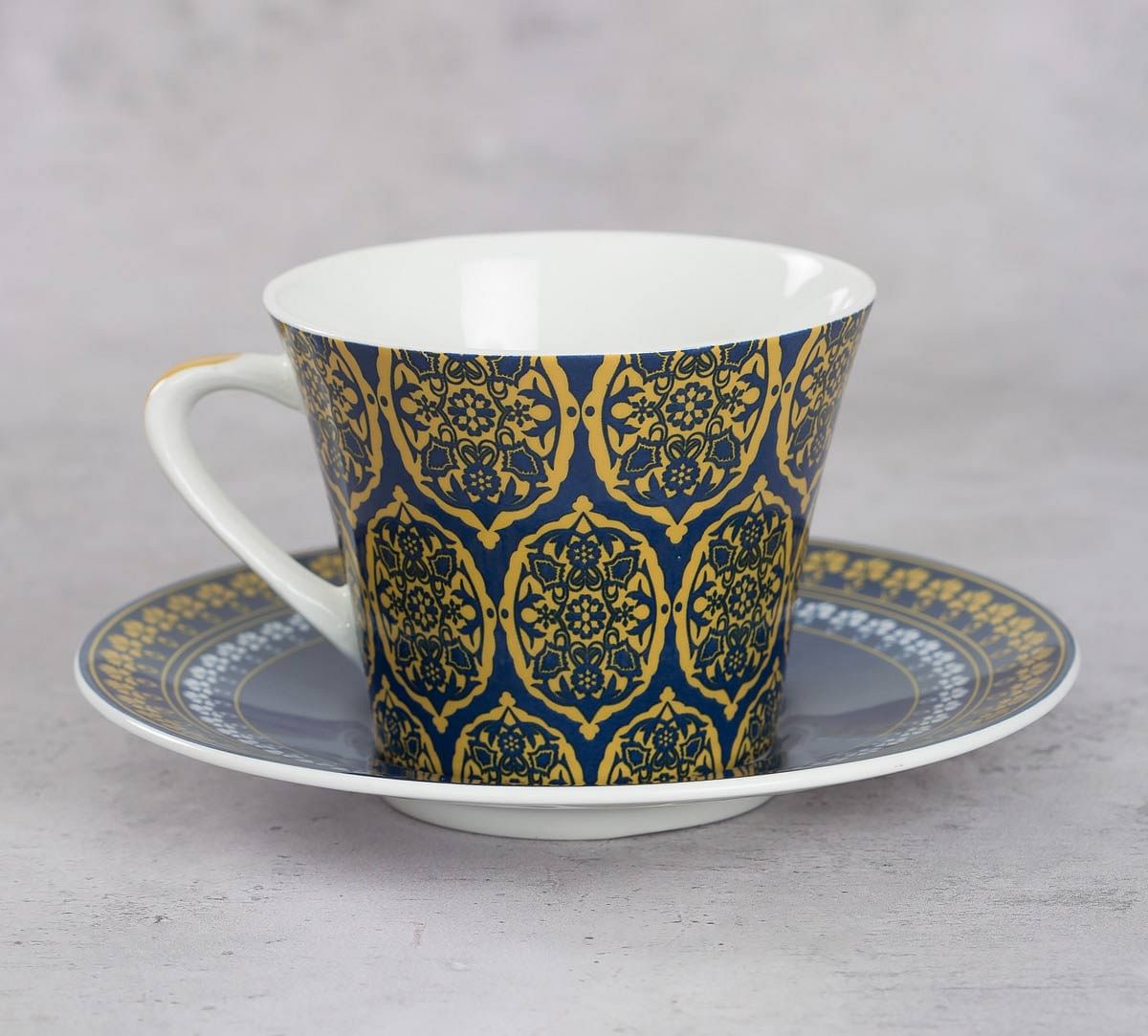 India Circus Floral Hypnosis Cup & Saucer